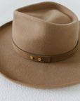 Luca Pencil Brim Teardrop Fedora - Gigi Pip