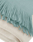 Cashmere-Like 50x60" Fringed Throw Blanket: Yellow