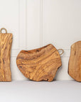 Italian Olivewood Charcuterie and Cheese Board - Rope Handle