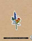 Montana Flower Bunch Vinyl Sticker
