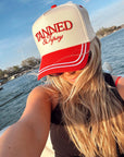 Tanned & Tipsy - Red Vintage Trucker Hat