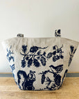 Pine Cone Heavy Linen Boho Tote Bag