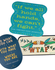 "WTAF" Vinyl Waterproof Sticker
