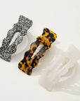 Jane Core | Scalloped Flat Claw Clip