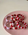 Valentine's Day Seamless Hair Ties (Set of 6)