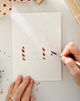 Gingerbread paintable notecards