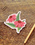 Coneflower Sticker