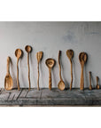 Olive Wood Wavy Rounded Spoon