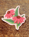 Coneflower Sticker