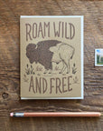 Buffalo Roam Card