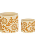 Yellow Terracotta Flower Pot Large