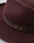 Luca Pencil Brim Teardrop Fedora - Gigi Pip