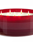 Holiday Spice Plaid XL Centerpiece 7 wick 60oz Candle