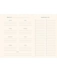 Retro Weekly Meal Planner