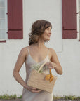 Meadow Bow Basket Bag