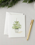 Evergreen notecard set