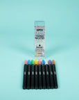 9 Glitter Markers Set
