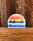 Montana sunrise 3" decal