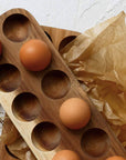Wooden Egg Storage Tray