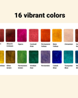 Spring Pans Set - 16 Watercolors | Ecofriendly | Lightfast