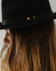 Luca Pencil Brim Teardrop Fedora - Gigi Pip