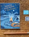 Campfire Birthday Card