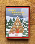 Christmas Cabin Card