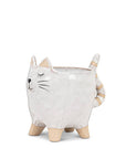 Sm Cat w/Tail Planter-4"L
