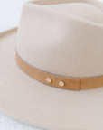 Luca Pencil Brim Teardrop Fedora - Gigi Pip