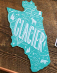 Glacier National Park Postcard