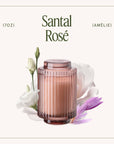 Scented Candle - Santal Rosé - 7oz | La Jolie Muse