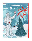 Christmas Yeti Card