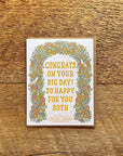 Congrats Wedding Arch Card
