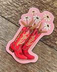 Cowboy Boots Sticker