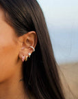 Pink & White Checkered Hoops