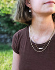 Huggie Pearl Earring