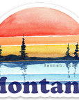 Montana sunrise 3" decal