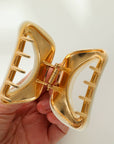 Nadia Claw Clip | Medium Curved Metal Claw Clip