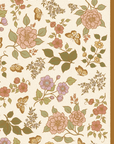 100% Silk Bandana Scarf - Enchanted Butterfly Floral