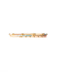 Set/3 Miyuki Beaded Stretch Bracelets (Peach/Aqua/Tan)