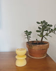 Fluted pillar candle no.1: Black