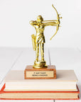 Encouraging Trophy - "IT AIN'T EASY BEING A BADASS"