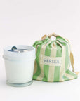 Striped Bagged Candle