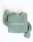 COFFEE AND BOOKS Graphic Sweatshirt