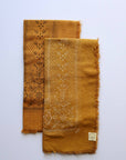 Desert Gold Classic Print Naturally Dyed Bandana (white)