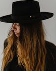 Luca Pencil Brim Teardrop Fedora - Gigi Pip