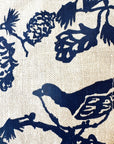 Pine Cone Heavy Linen Boho Tote Bag