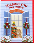 Missing You Holiday Card