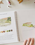Farm watercolor workbook