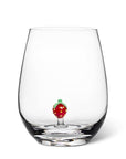 Strawberry Icon Stemless Wine Glass-4.5"H(20oz)